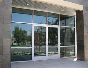 Storefront glass & aluminum